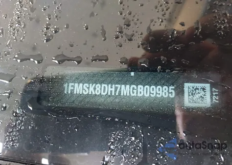 2021 Ford Explorer Xlt from USA, damaged, VIN 1FMSK8DH7MGB09985